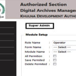 Authorized Section  of KDA